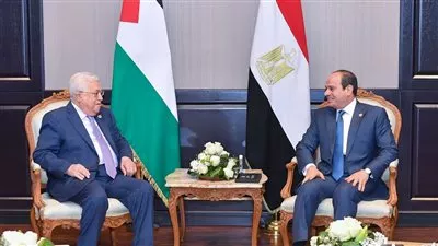 «السيسى» لـ«أبو مازن»: حريصون على دعم استئناف مفاوضات السلام